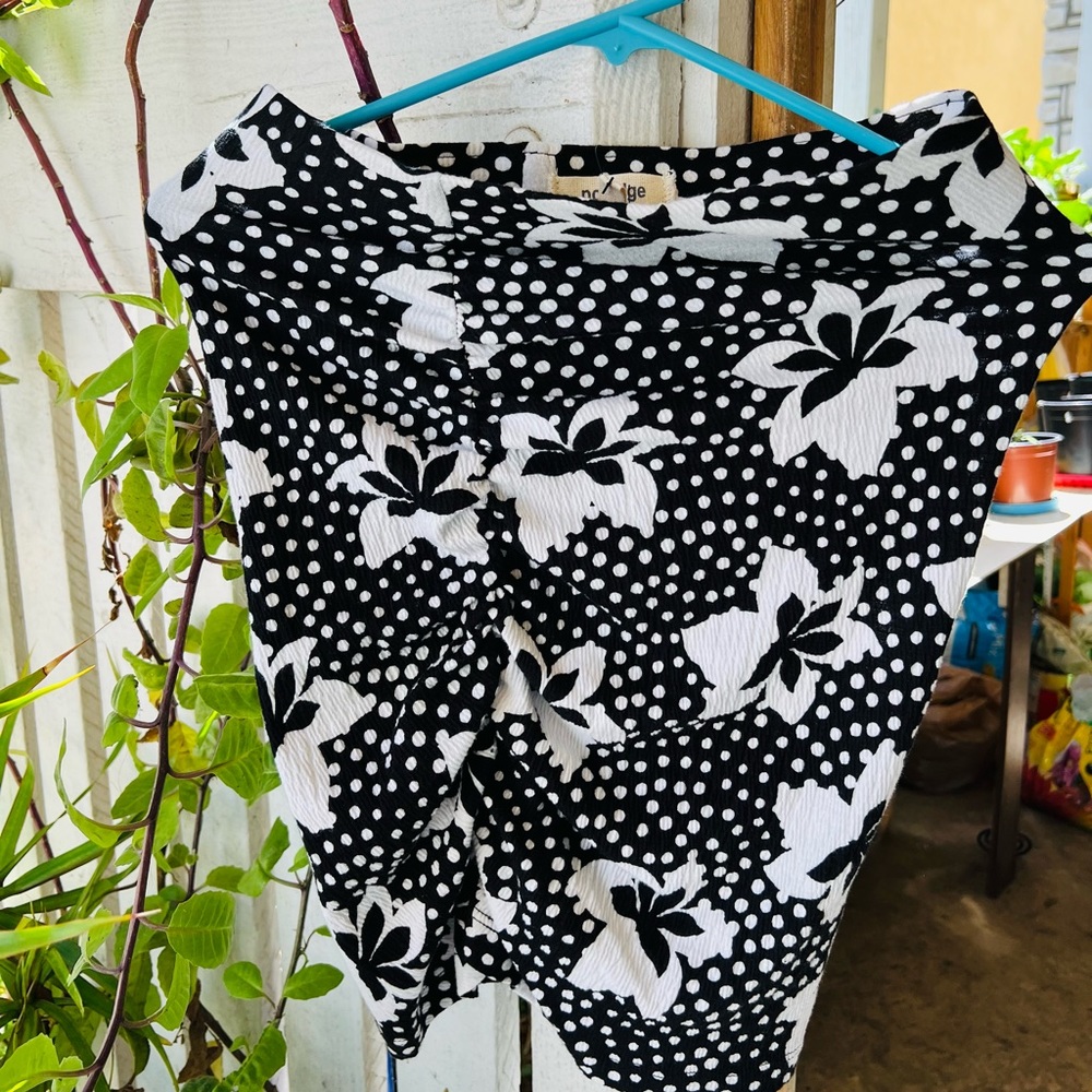 Anthropologie floral tube top